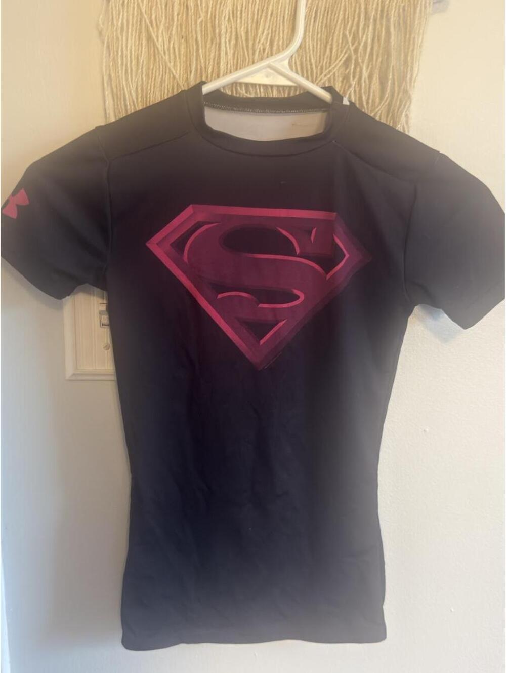 Under Armour Kid's Black and Multi Tshirt